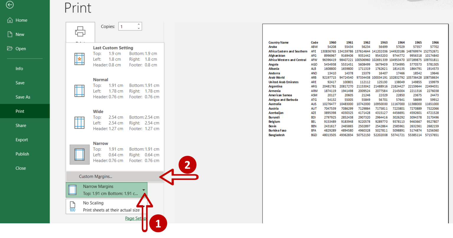 How To Set Margins In Excel | SpreadCheaters