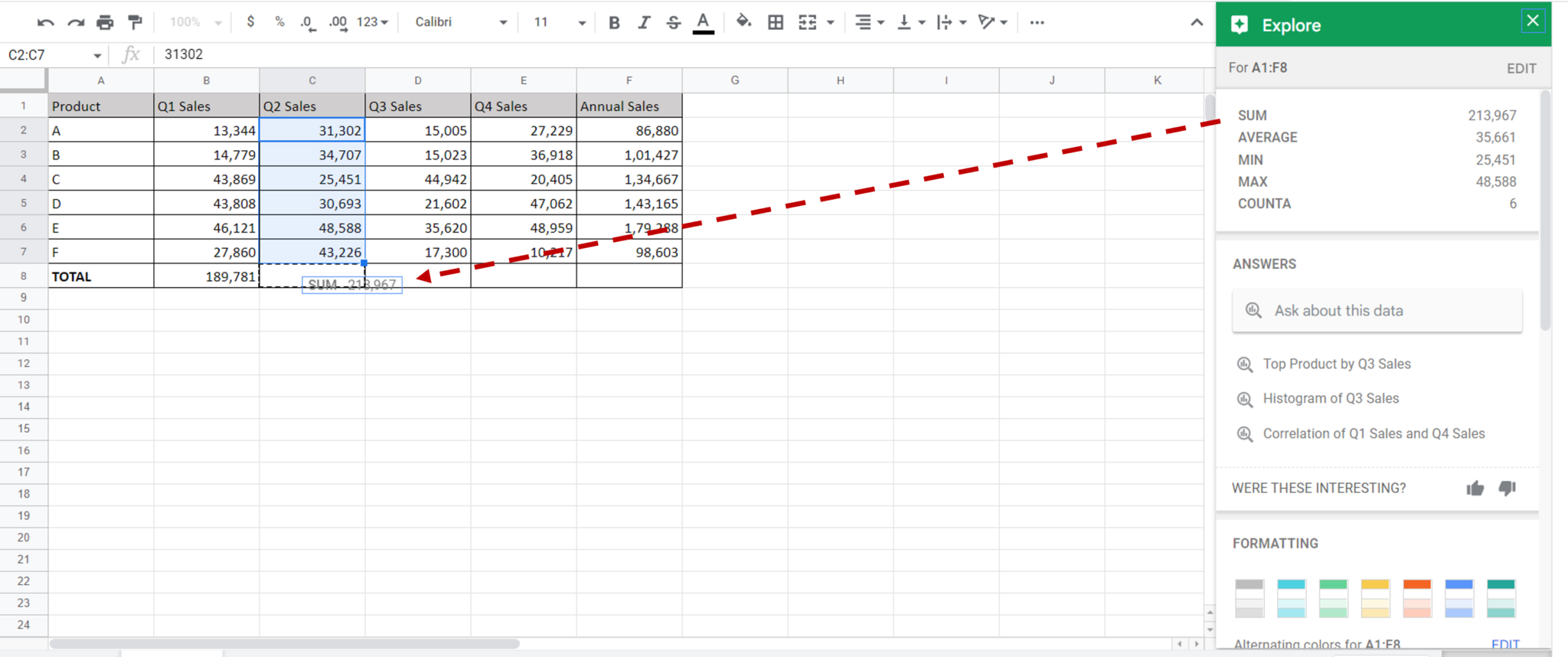 How To Sum Numbers In Google Sheets | SpreadCheaters