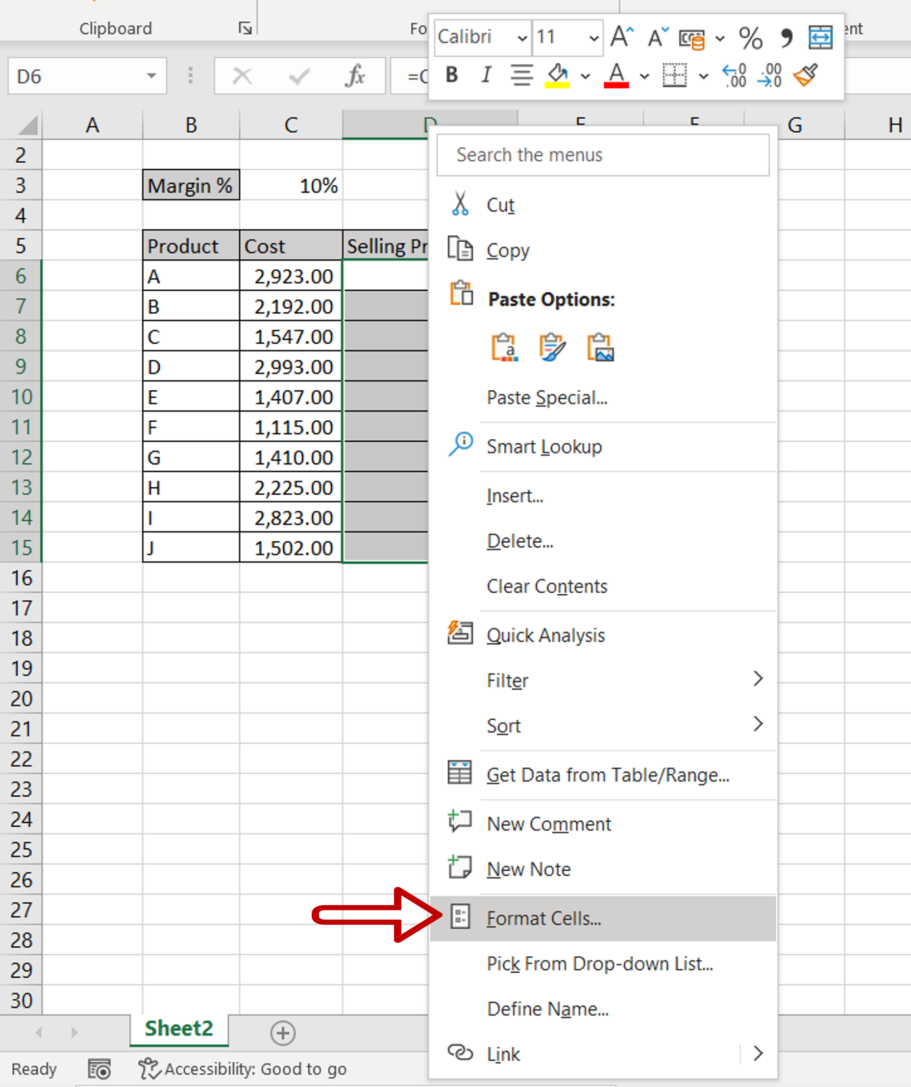 How To Apply The Comma Style Number Format In Excel