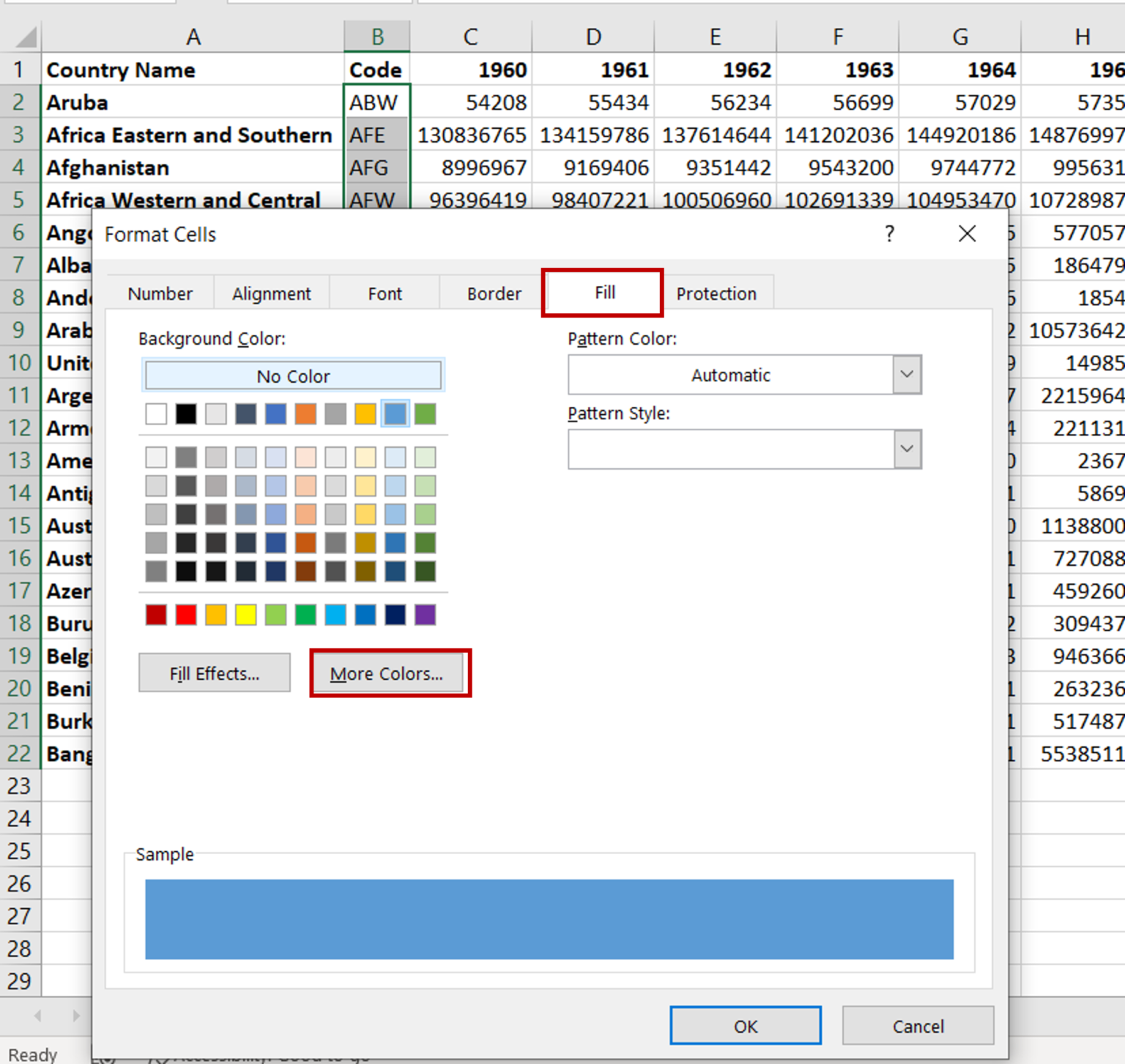 How To Change Cell Color In Word