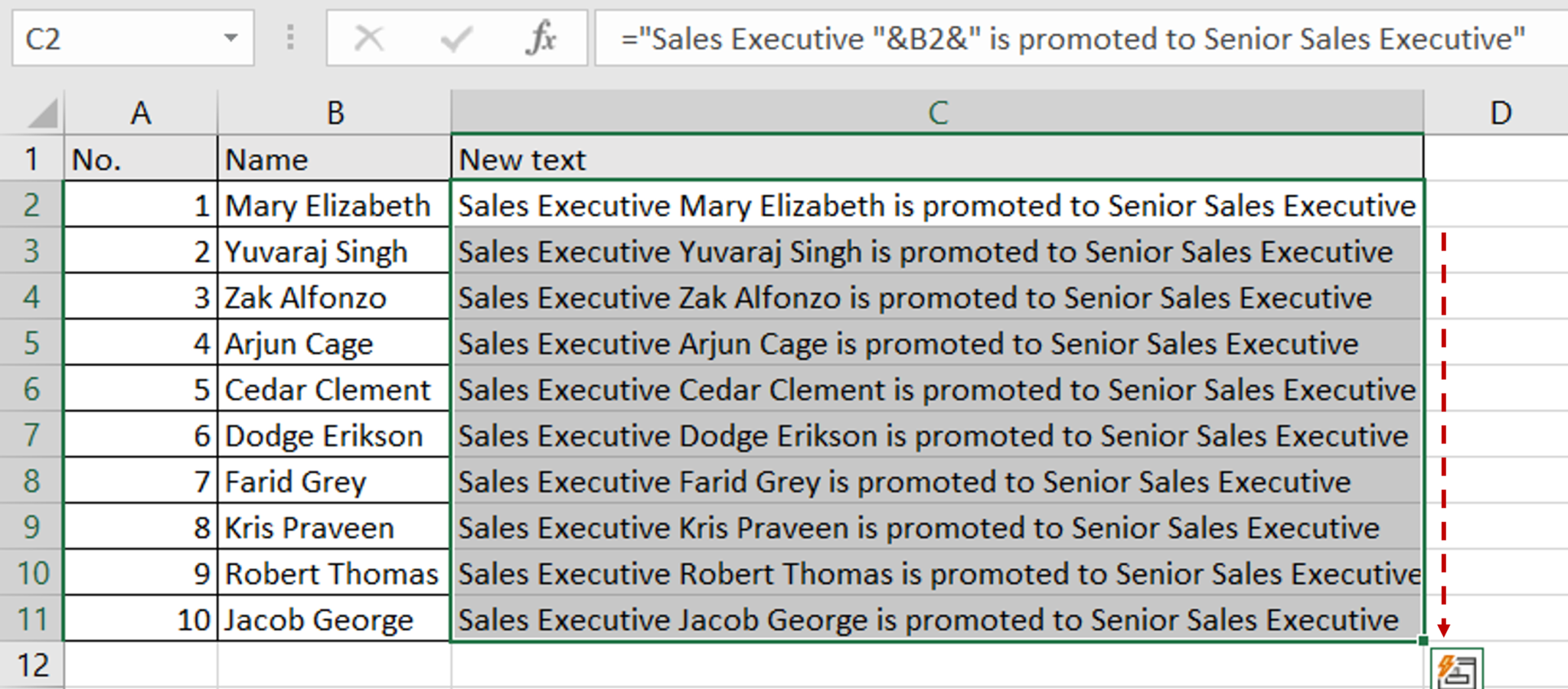 how-to-add-text-to-the-beginning-or-end-of-all-cells-in-excel