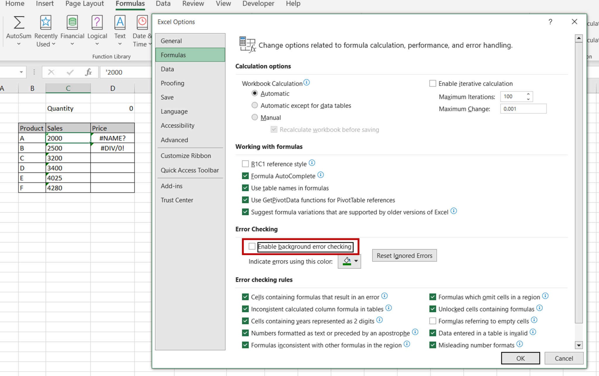 how-to-remove-green-triangle-in-excel-spreadcheaters