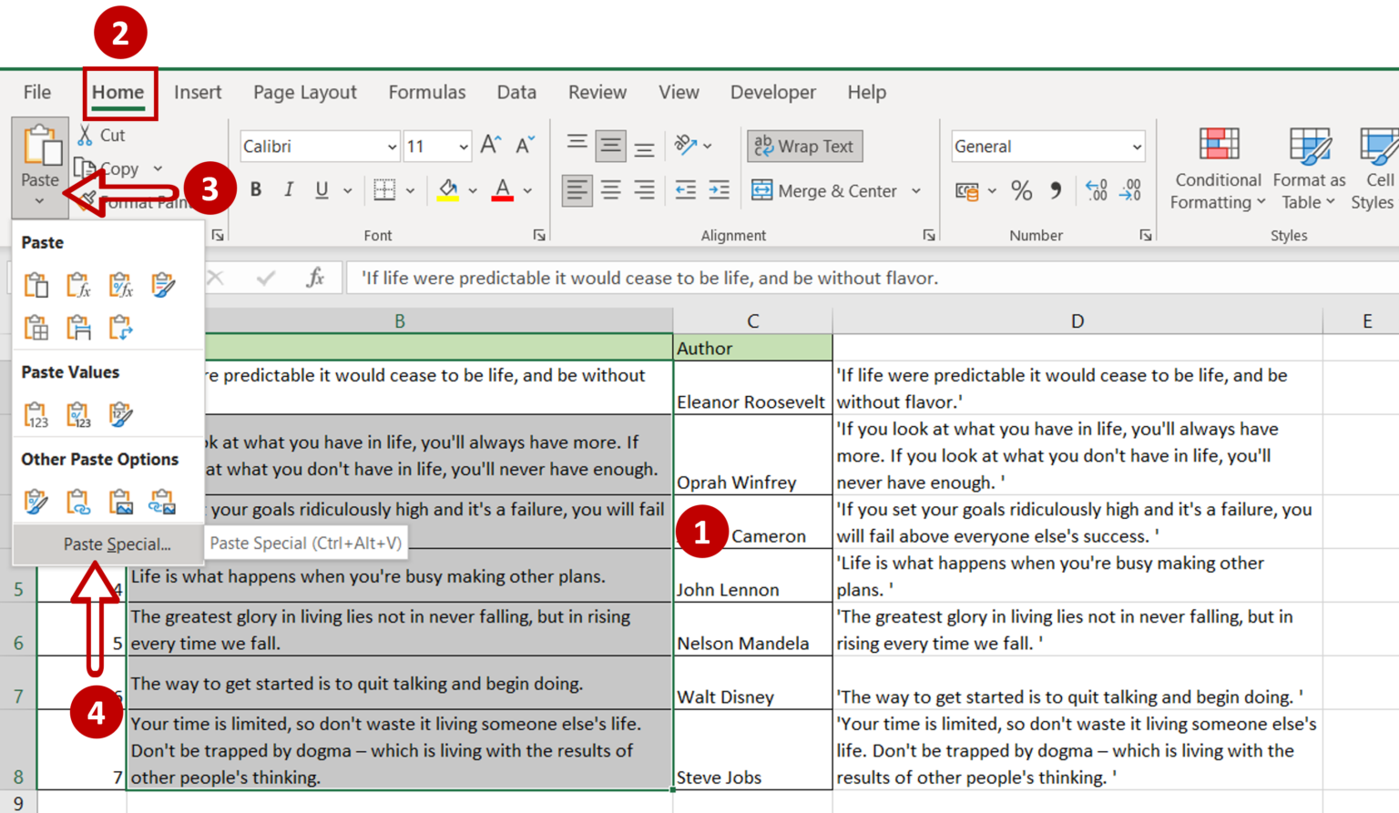 How to add single quotes in excel spreadcheaters