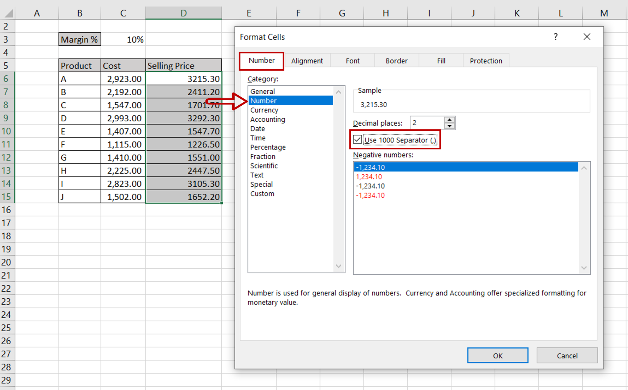 how-to-add-commas-to-numbers-in-excel-spreadcheaters