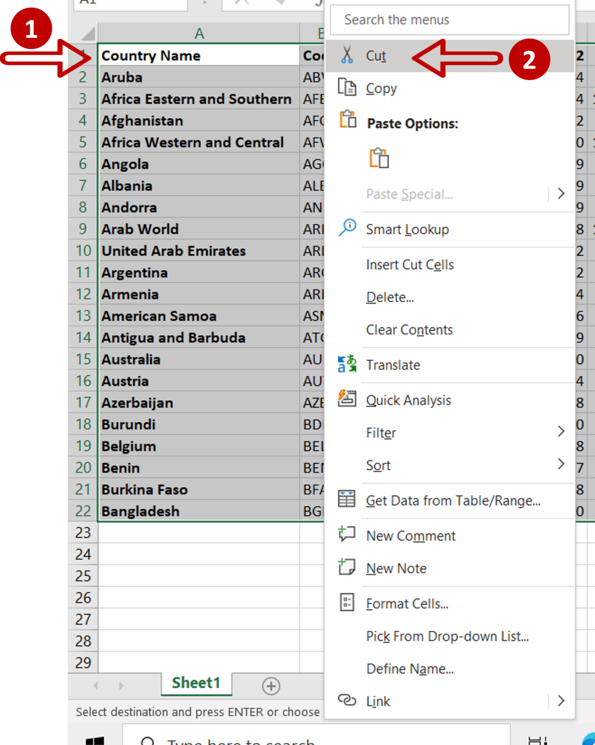 how-to-move-everything-down-one-row-in-excel-spreadcheaters