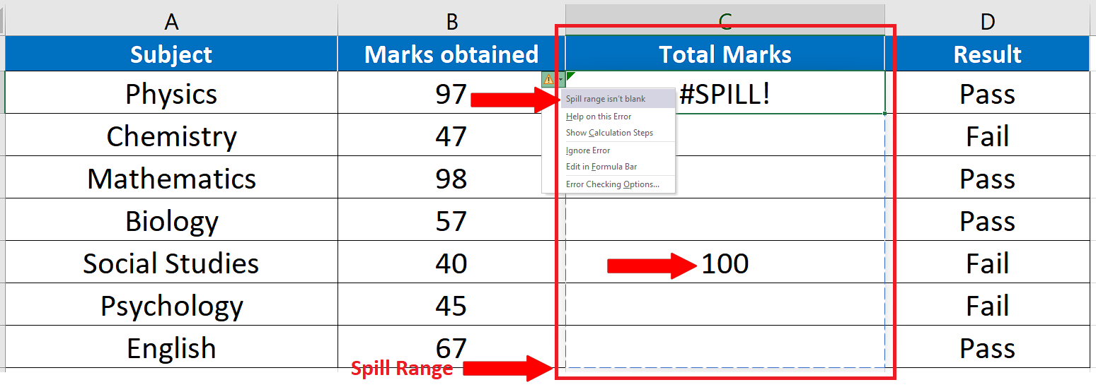 How To Resolve Spill! In Excel SpreadCheaters