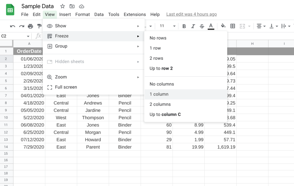 spreadsheet-get-last-value-of-selected-row-in-google-sheets-stack