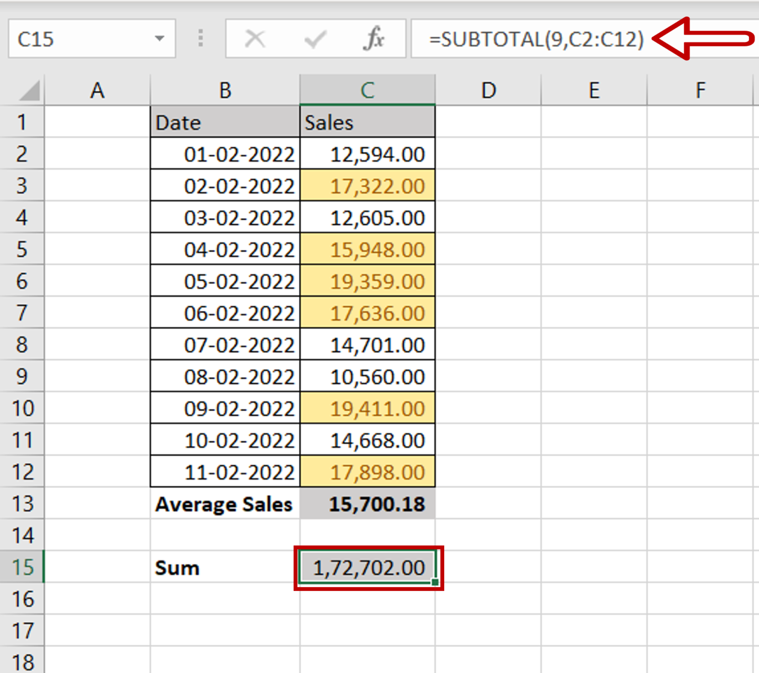 How Do I Sum Colored Cells In Excel | SpreadCheaters