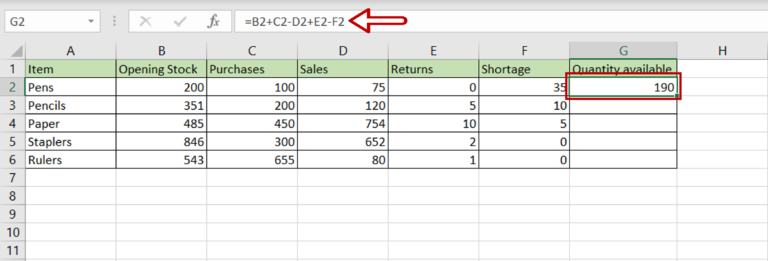 How To Add And Subtract Multiple Cells In Excel | SpreadCheaters