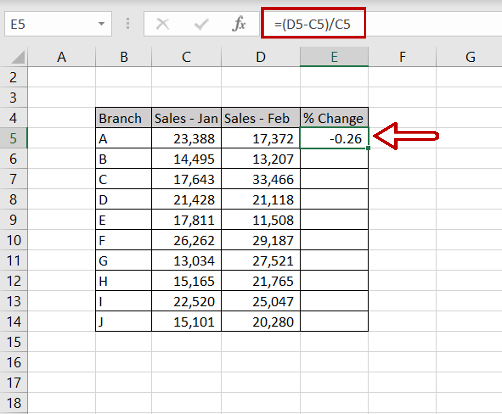 How To Calculate Variance Percentage In Excel | SpreadCheaters