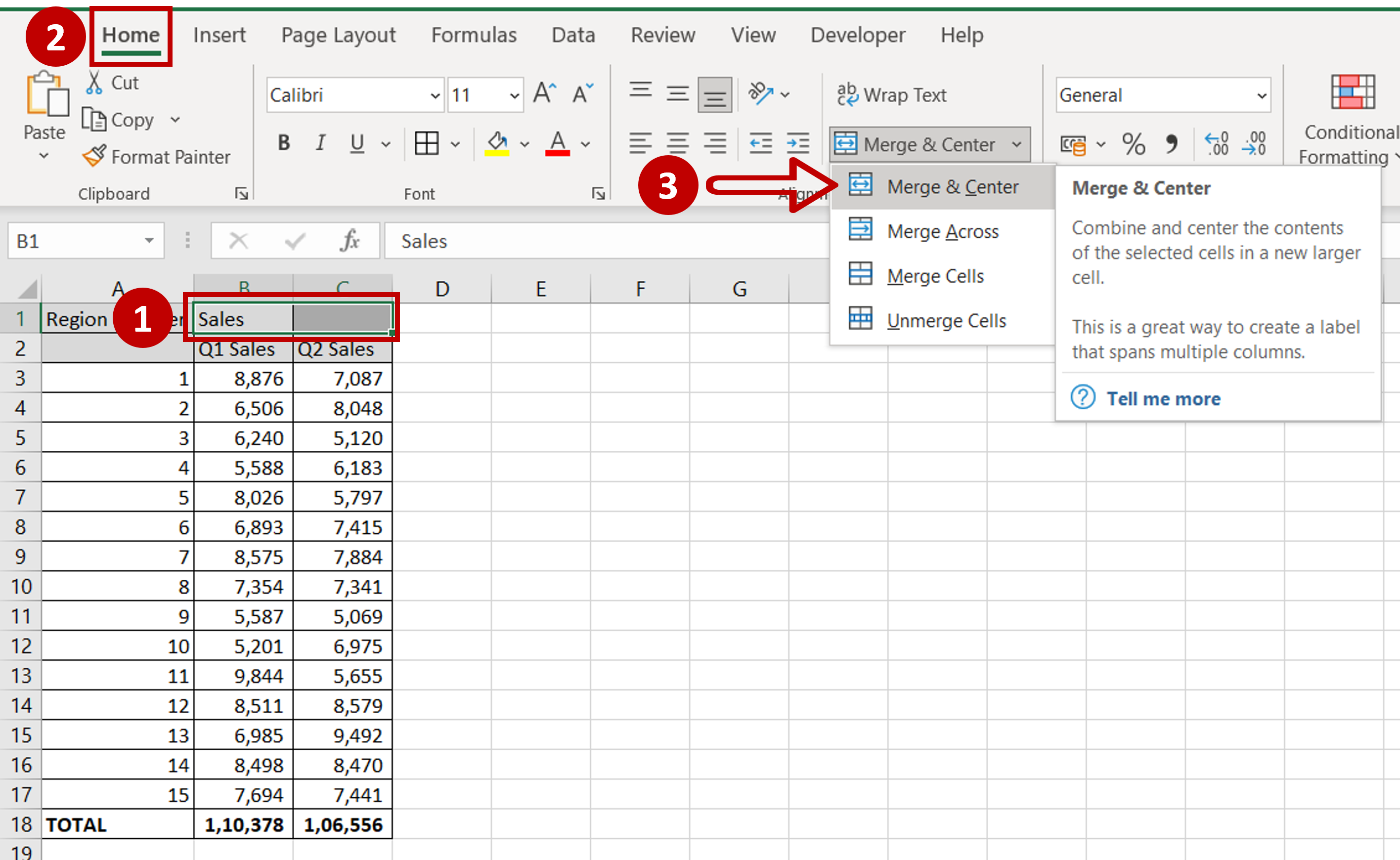 How To Make Two Cells Into One In Excel | SpreadCheaters