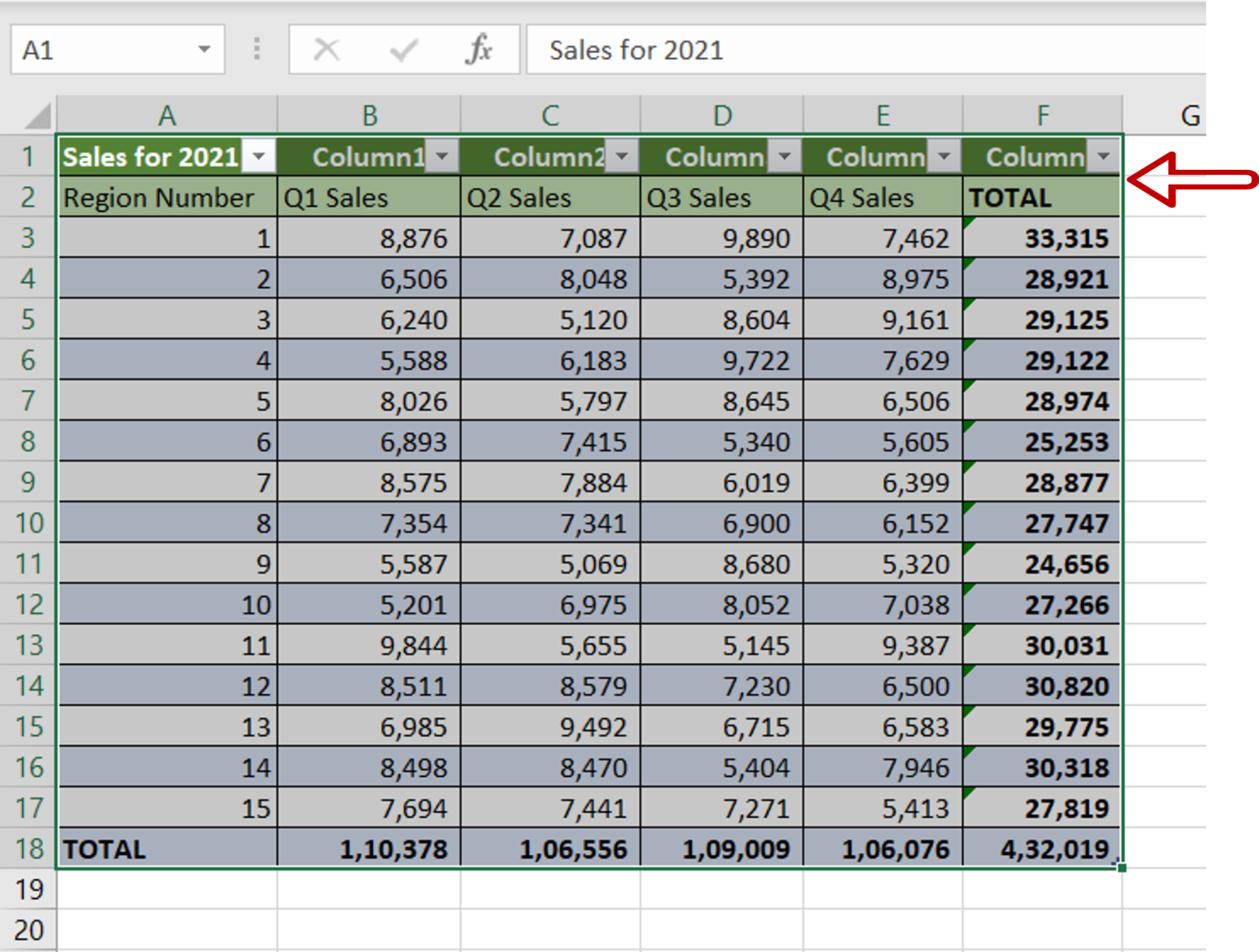 How To Merge Cells In An Excel Table | SpreadCheaters