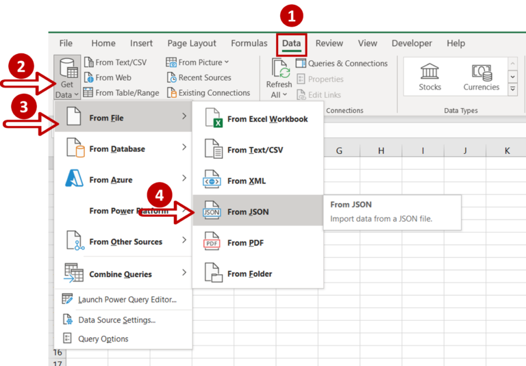 How To Open JSON File In Excel | SpreadCheaters