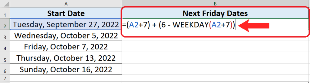 get-next-friday-date-in-excel-spreadcheaters