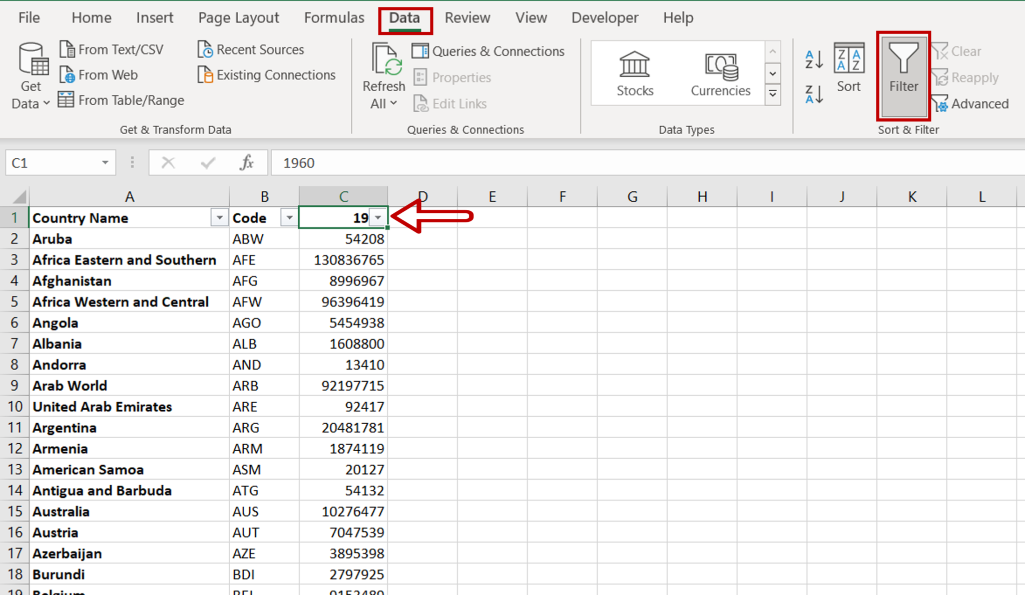 How Do You Add A Sort Button In Excel