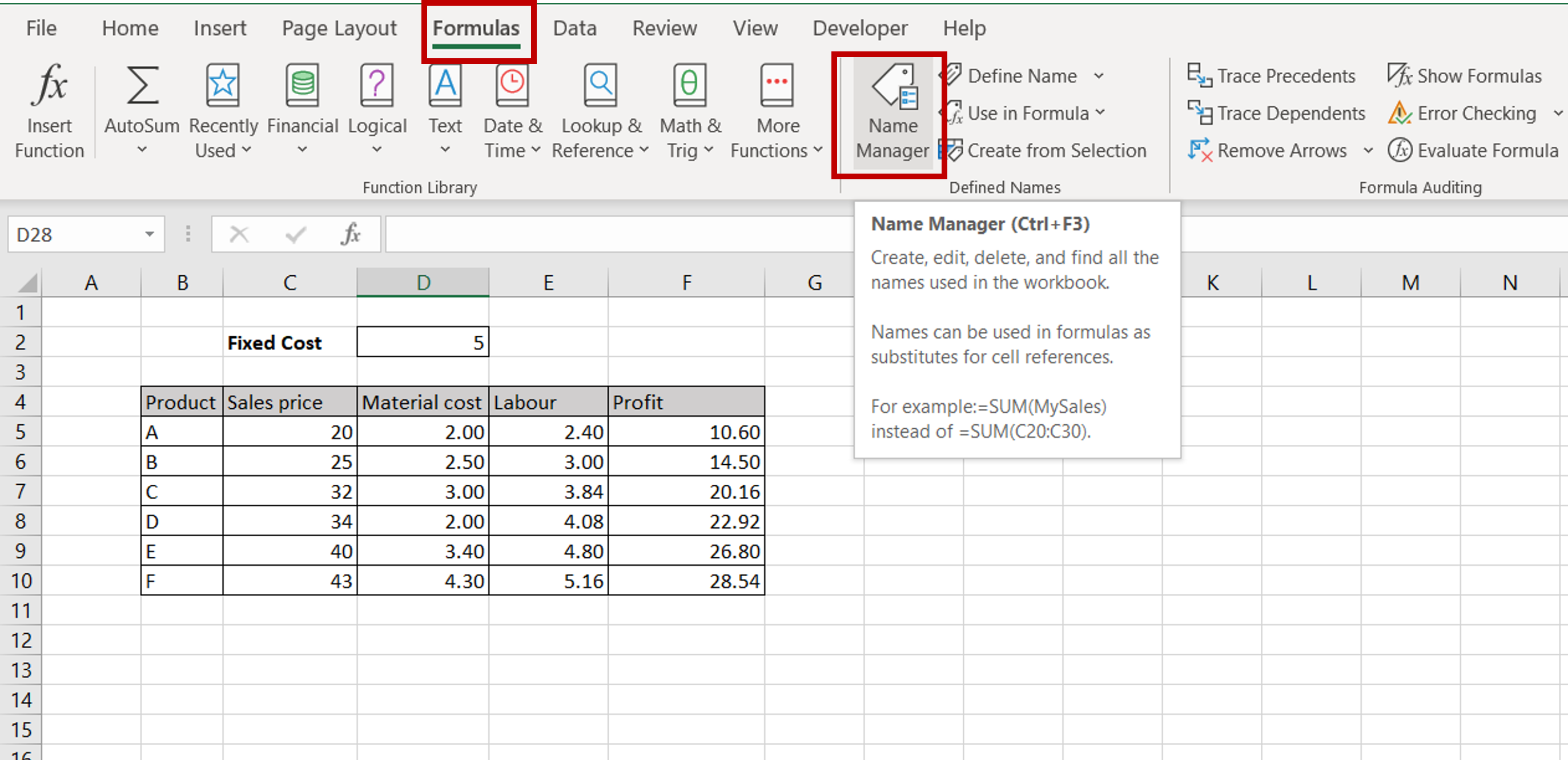 How Do You Delete Defined Names In Excel Vba