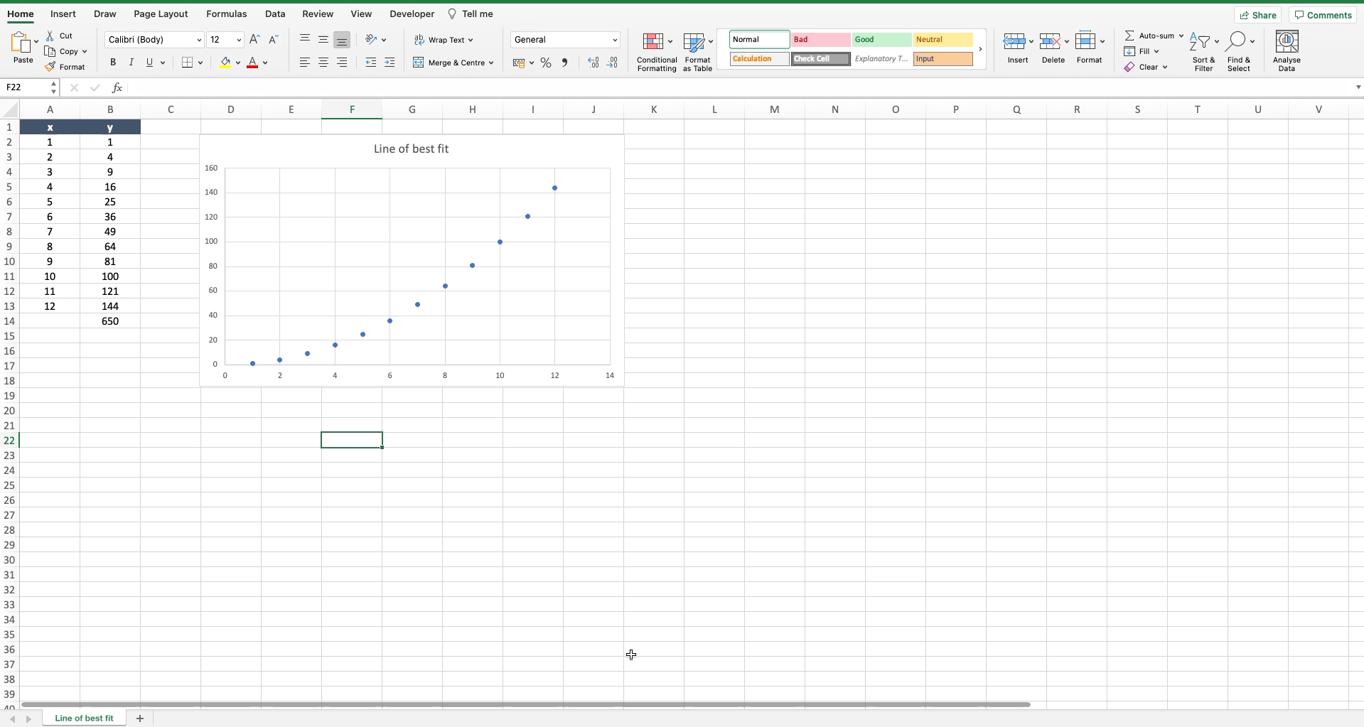 How To Do Line Of Best Fit On Excel Spreadcheaters 7575