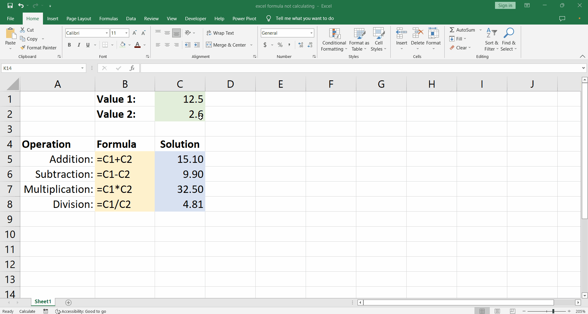 how-to-fix-excel-formula-is-not-calculating-upon-changing-values-issue