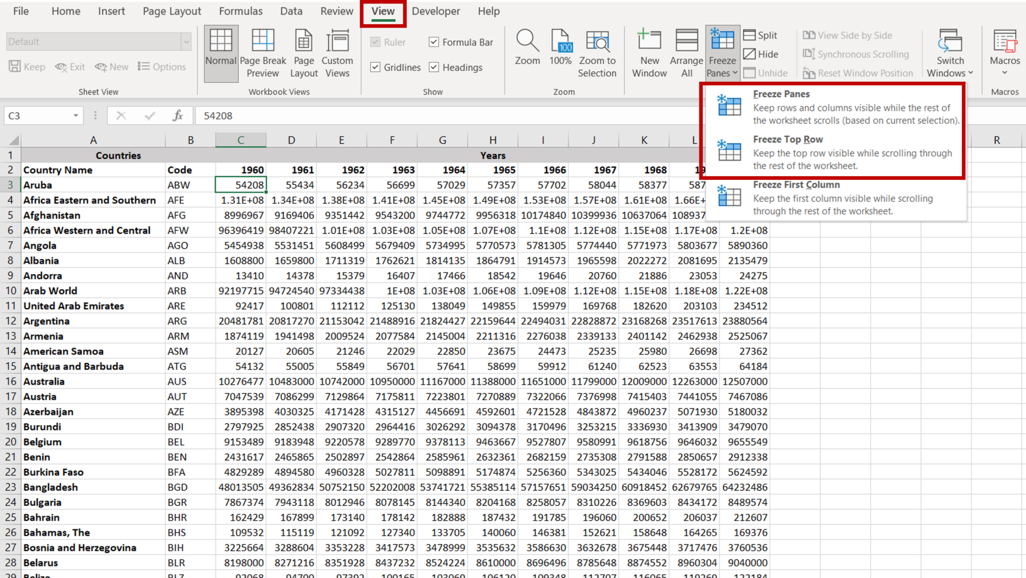 how-to-freeze-specific-rows-in-excel-spreadcheaters