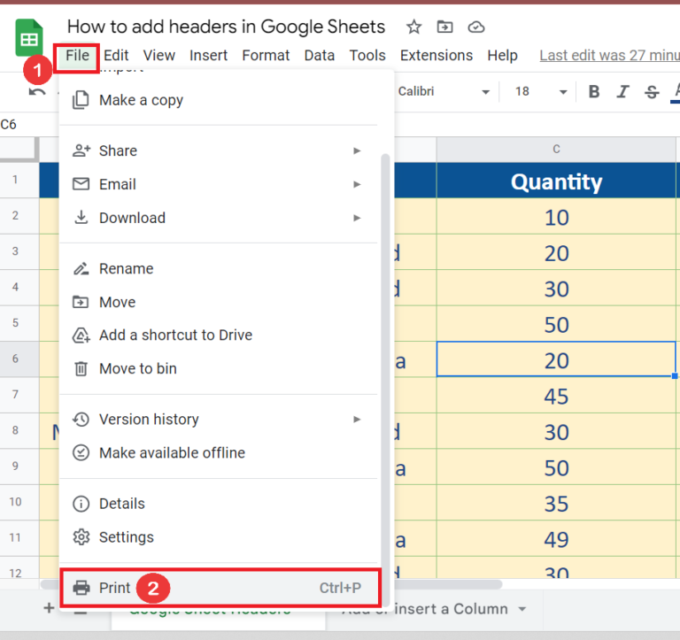 how-to-insert-a-header-in-google-sheets-spreadcheaters