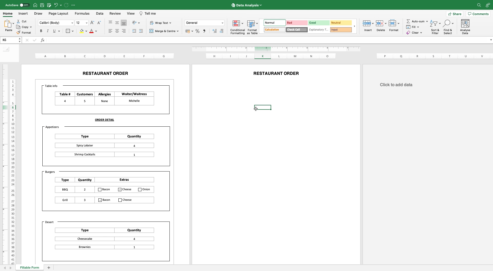 How To Make A Application Form In Excel