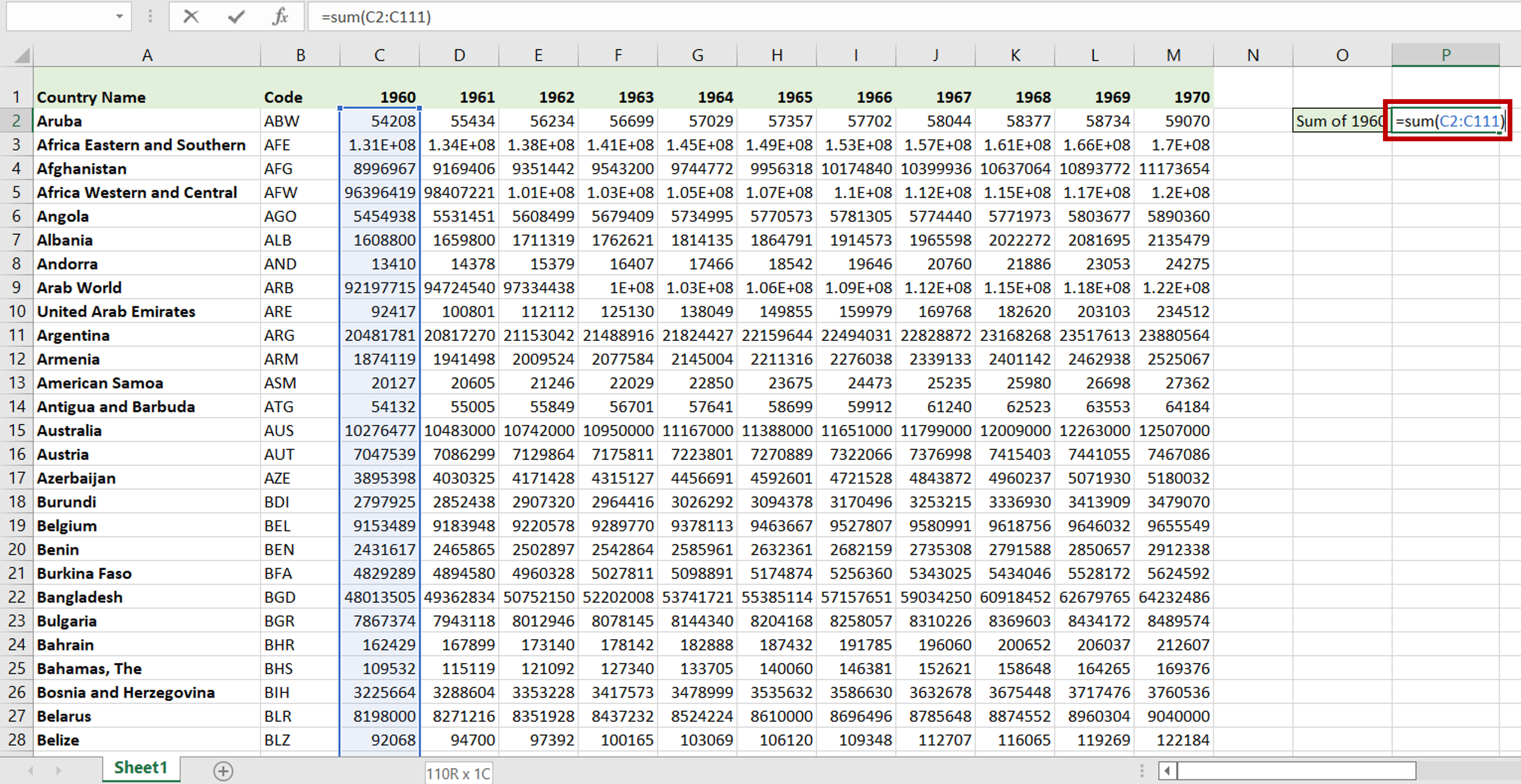 How To Add A Whole Column In Excel SpreadCheaters