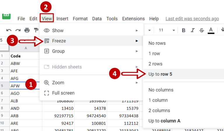 how-to-freeze-multiple-rows-in-google-sheets-spreadcheaters