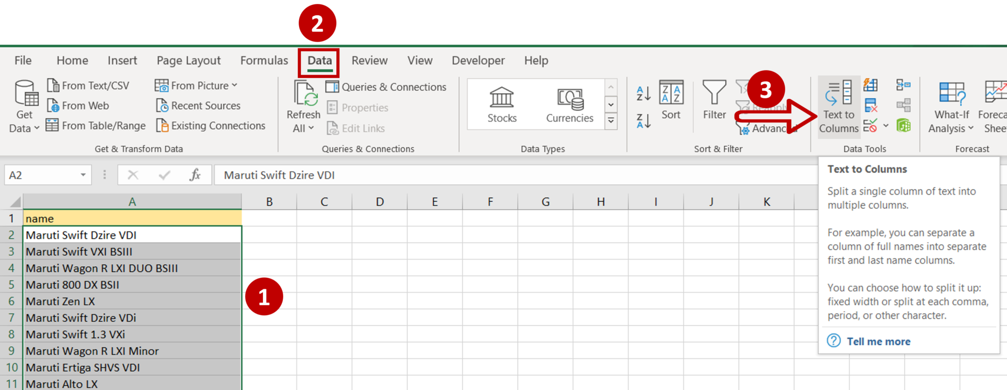 how-to-separate-information-in-excel-spreadcheaters