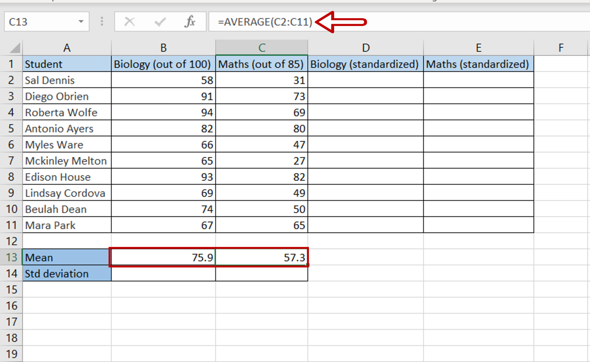 how-to-standardize-data-in-excel-spreadcheaters