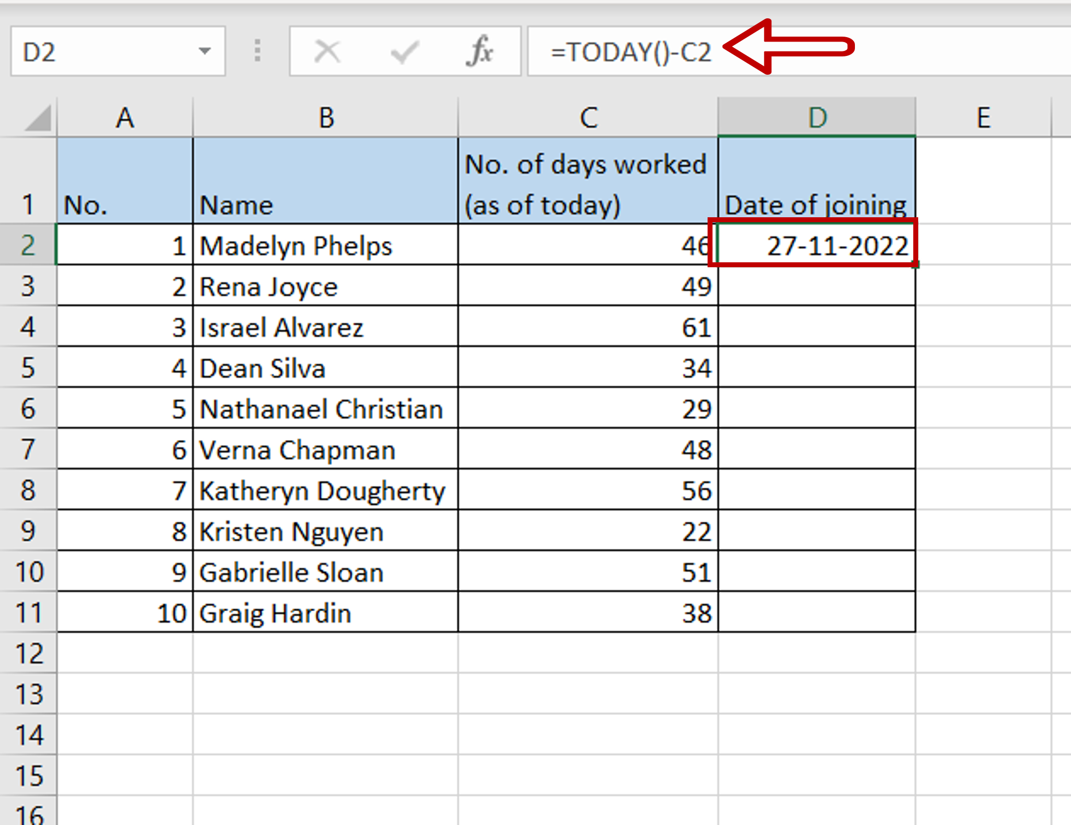 how-to-subtract-days-in-excel-spreadcheaters