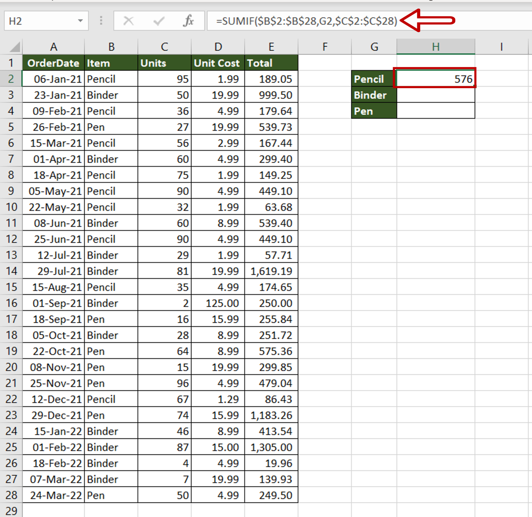 how-to-sum-values-based-on-criteria-in-another-column-in-excel-spreadcheaters