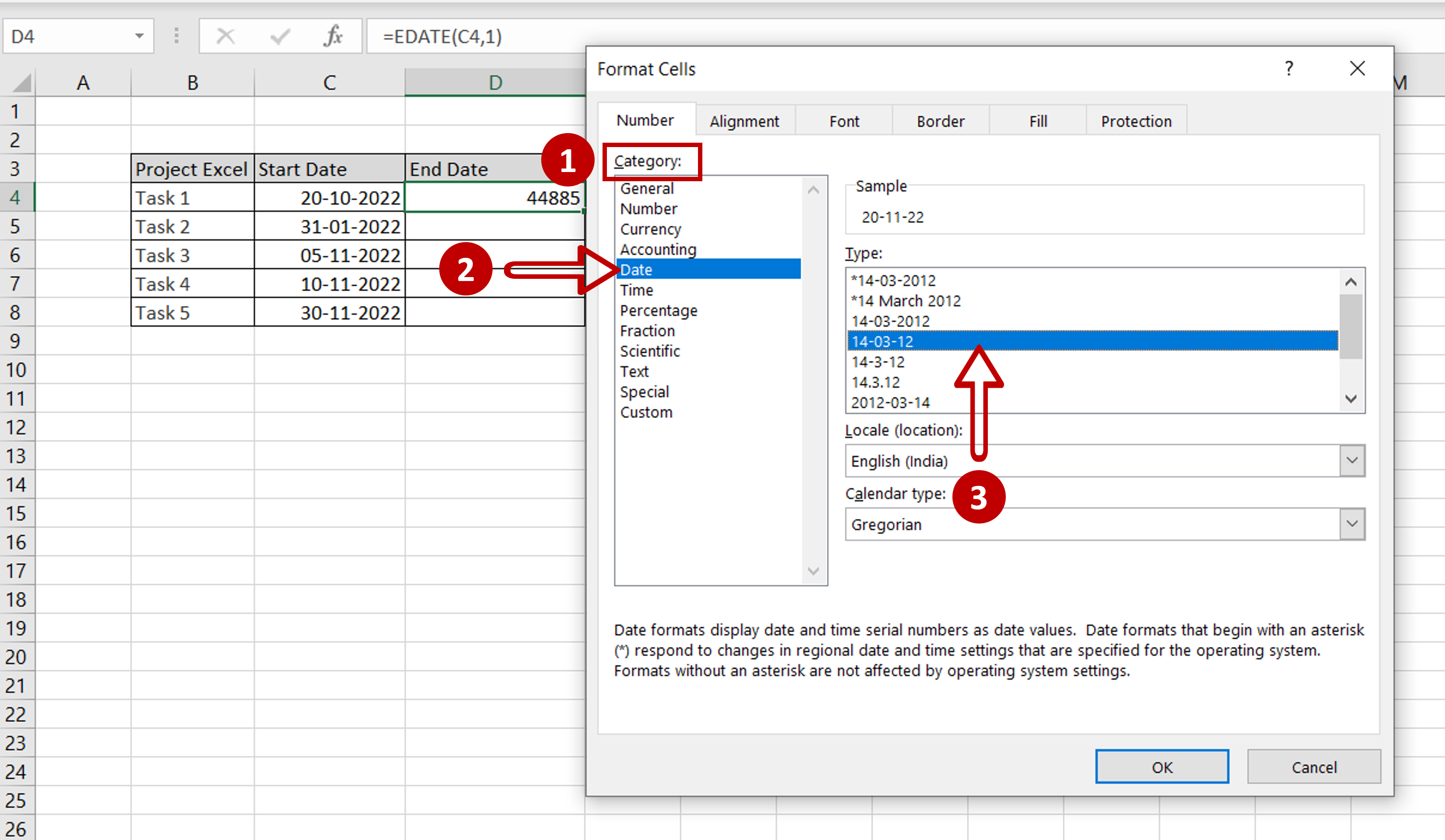 How To Add A Month To A Date In Excel | SpreadCheaters