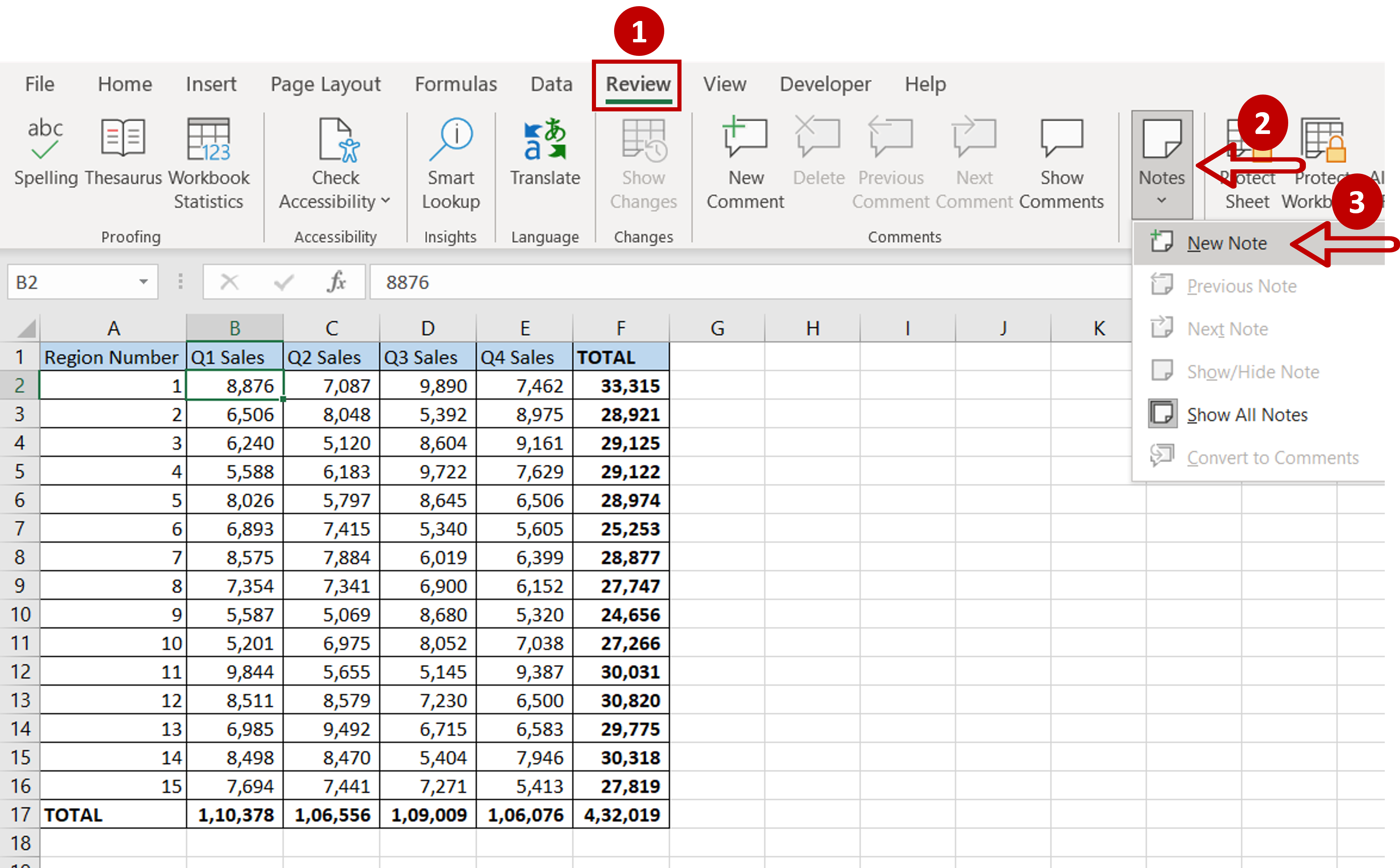 How To Add A Note To A Cell In Excel | SpreadCheaters