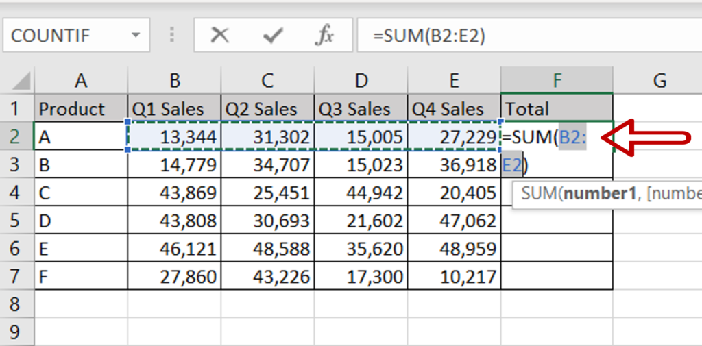 How To Add Multiple Columns In Excel | SpreadCheaters