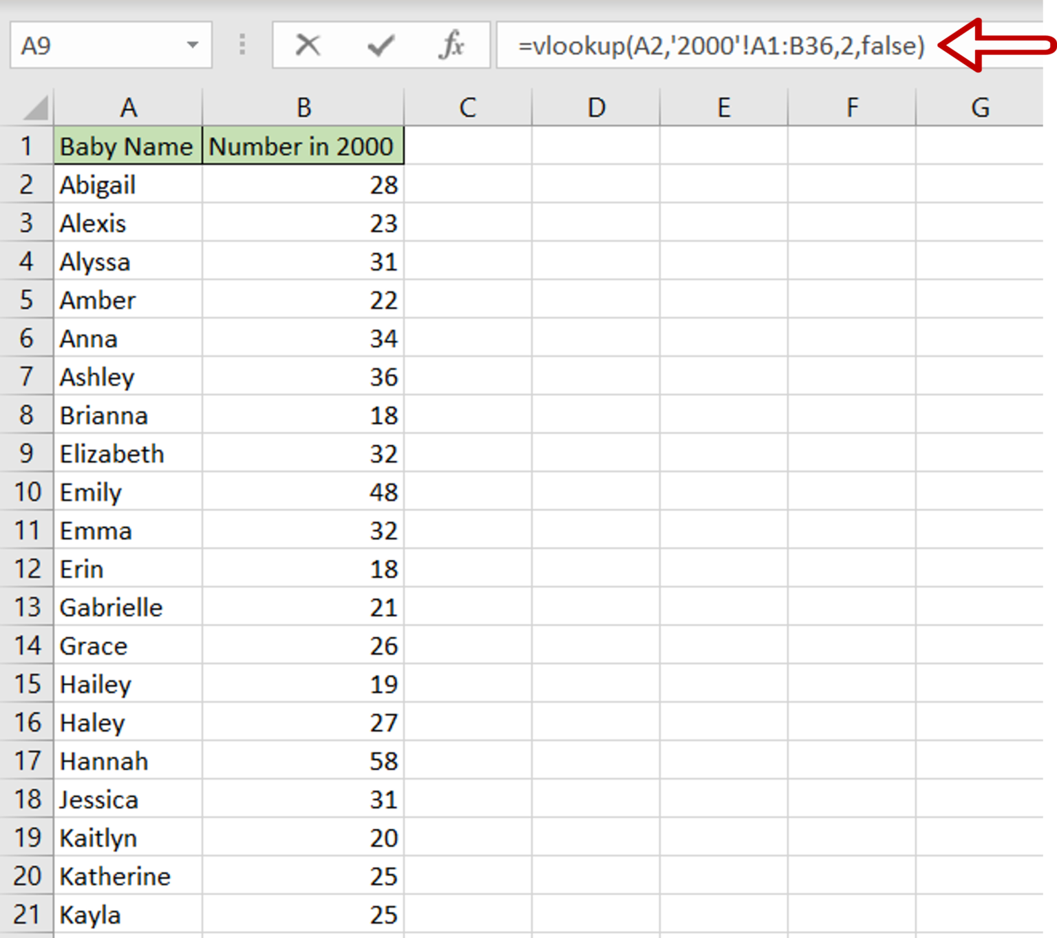 How To Create A Vlookup Formula In Excel | SpreadCheaters