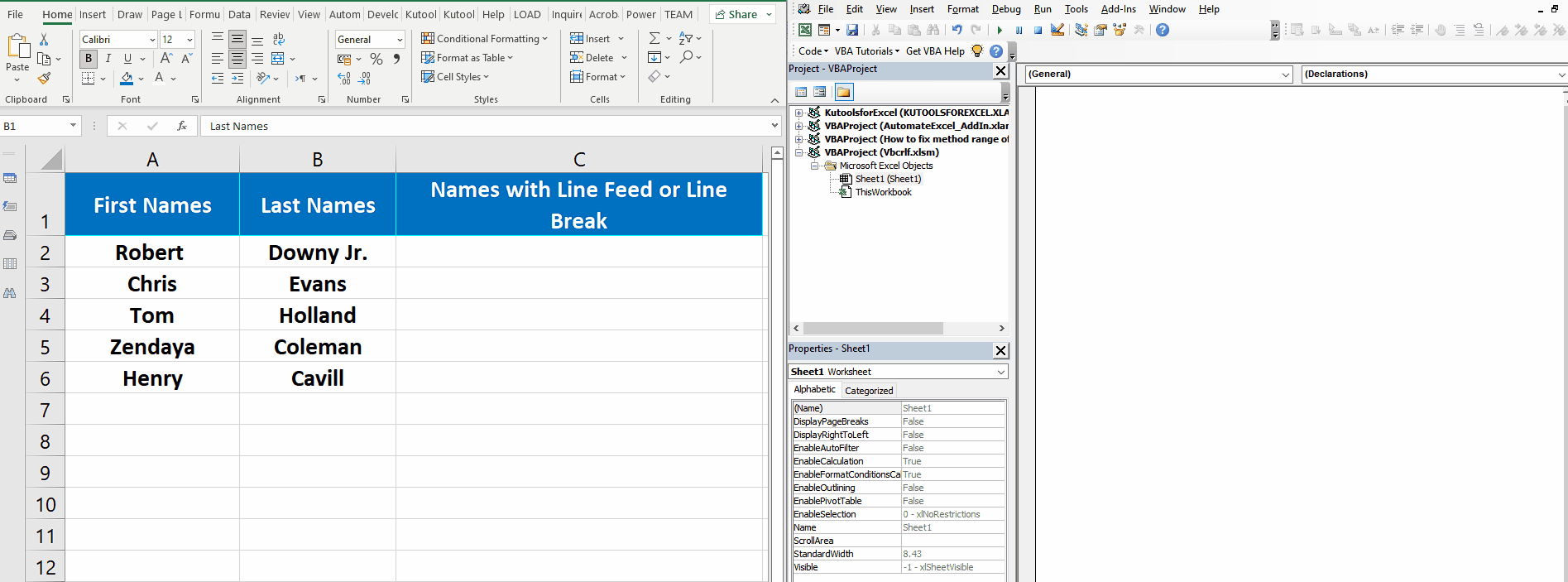 How To Use VbCrLf In Excel VBA | SpreadCheaters