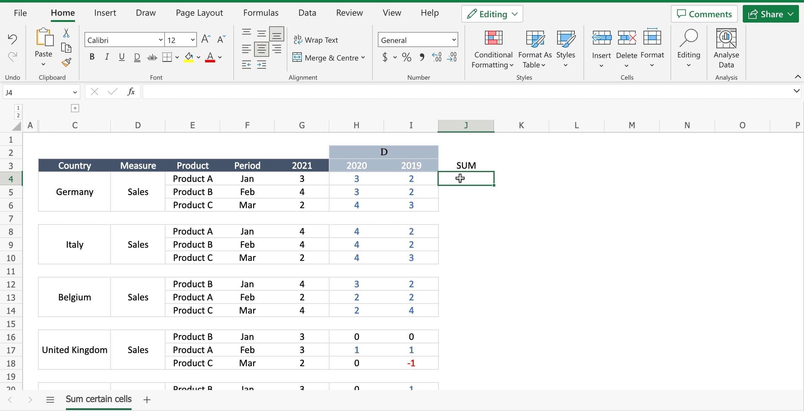 how-do-you-sum-only-certain-cells-in-excel-spreadcheaters