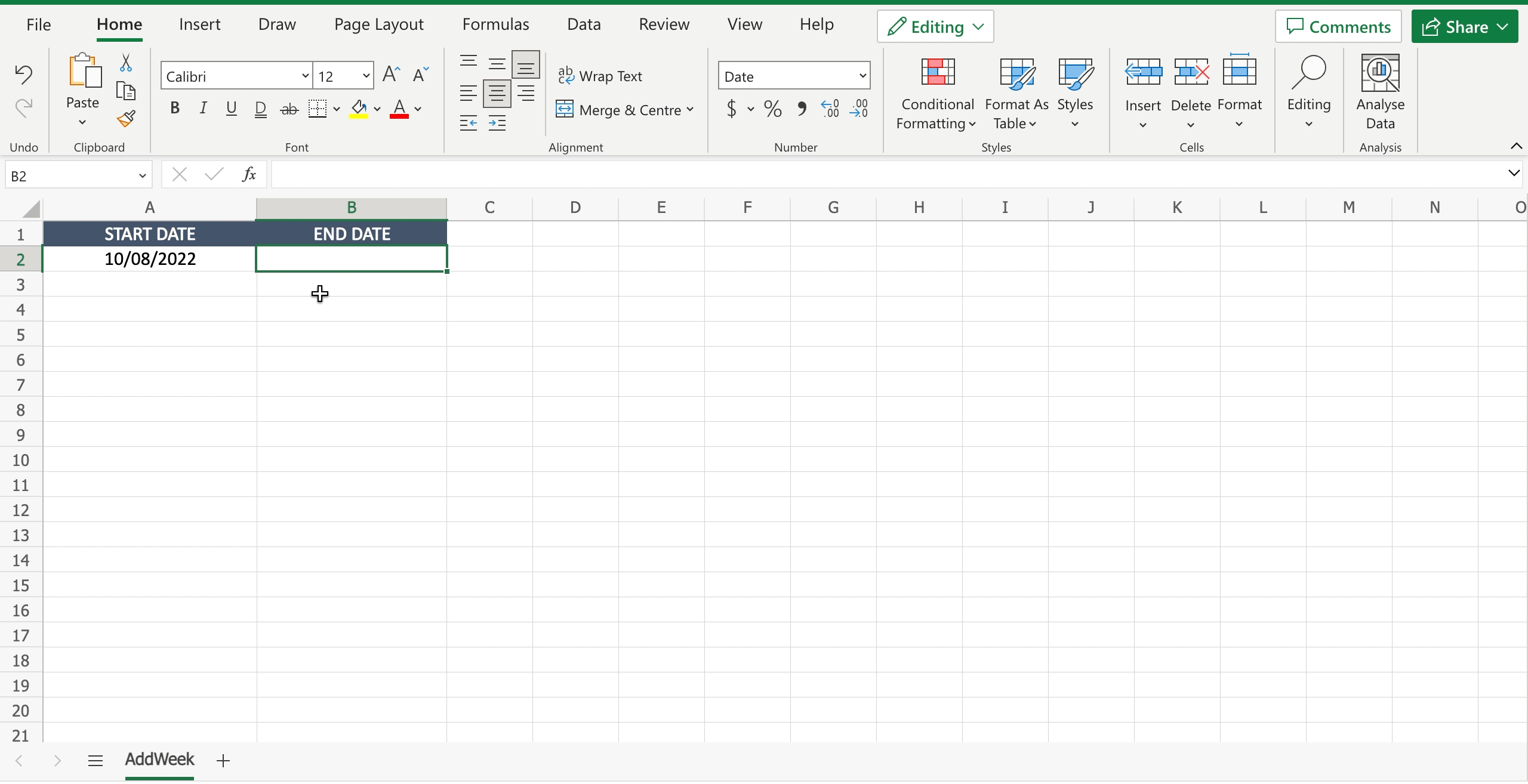 How To Add Weeks To A Date In Excel SpreadCheaters