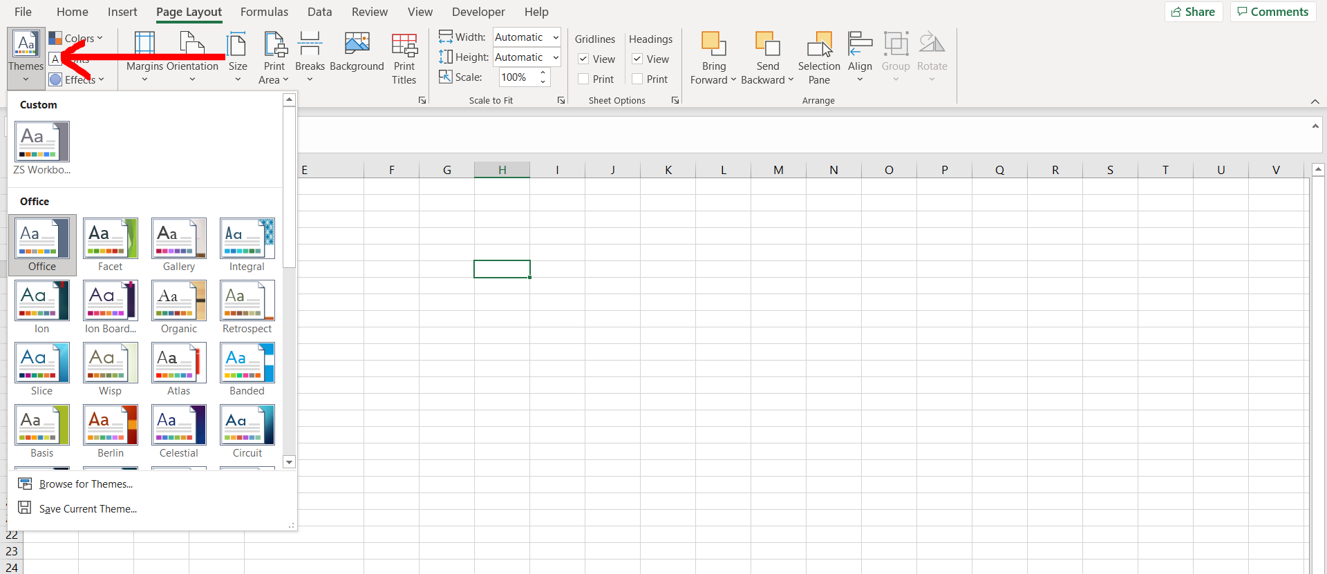 how-to-apply-a-theme-in-excel-spreadcheaters