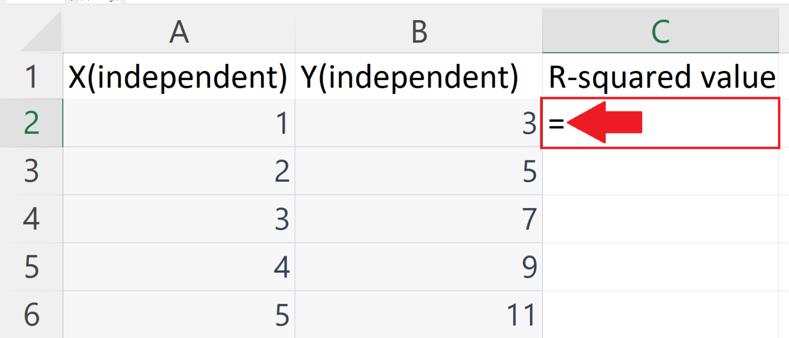 How To Calculate R Squared Value In Microsoft Excel Spreadcheaters 0321