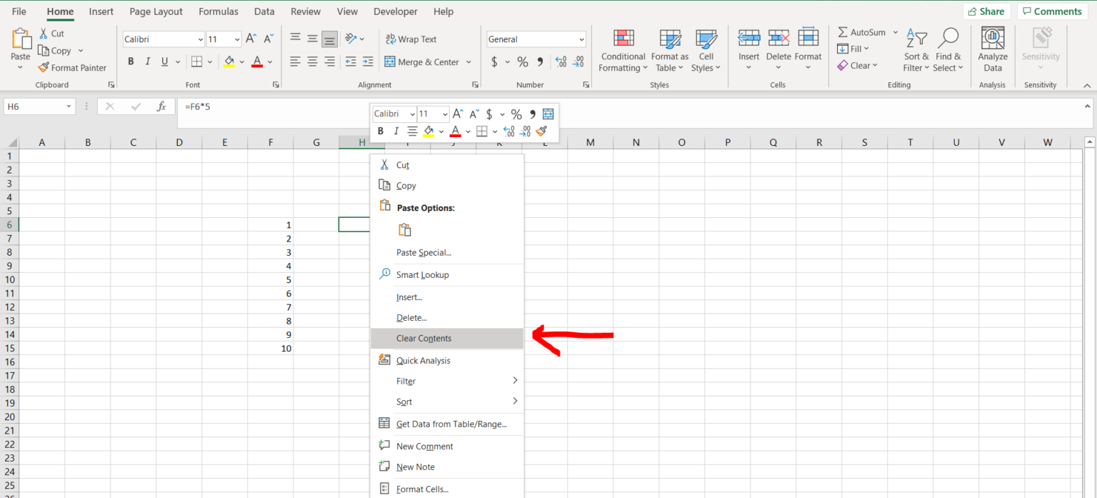 How To Clear Contents In Excel Without Deleting Formulas Spreadcheaters 0601