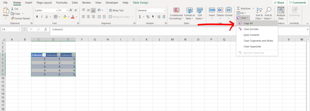 how-to-format-data-table-in-excel-youtube