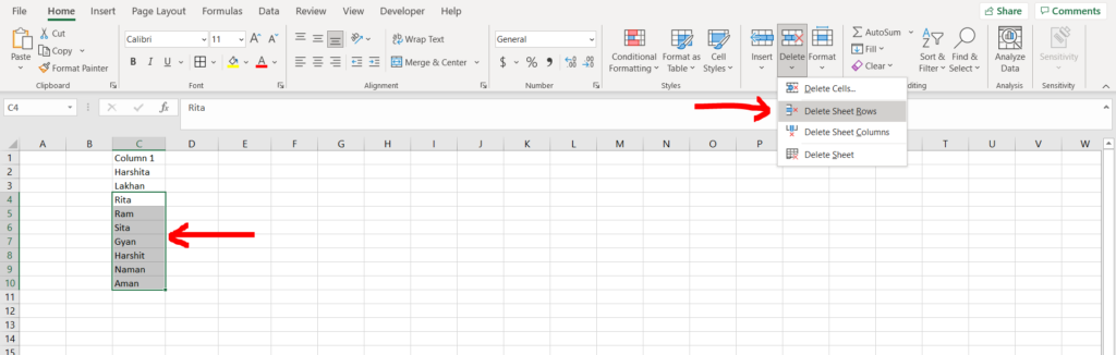 How To Get Rid Of Extra Rows In Excel | SpreadCheaters