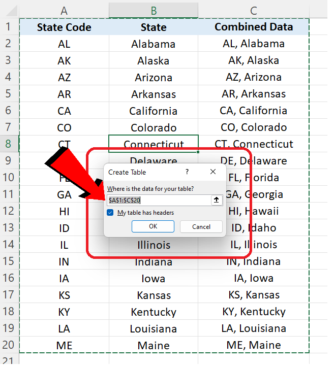 How To Insert Table In Excel Spreadcheaters 5074