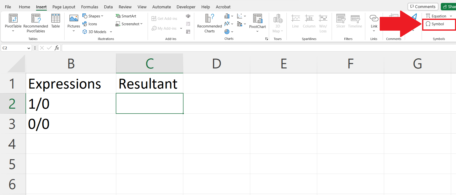 How to put infinity in Microsoft Excel - SpreadCheaters