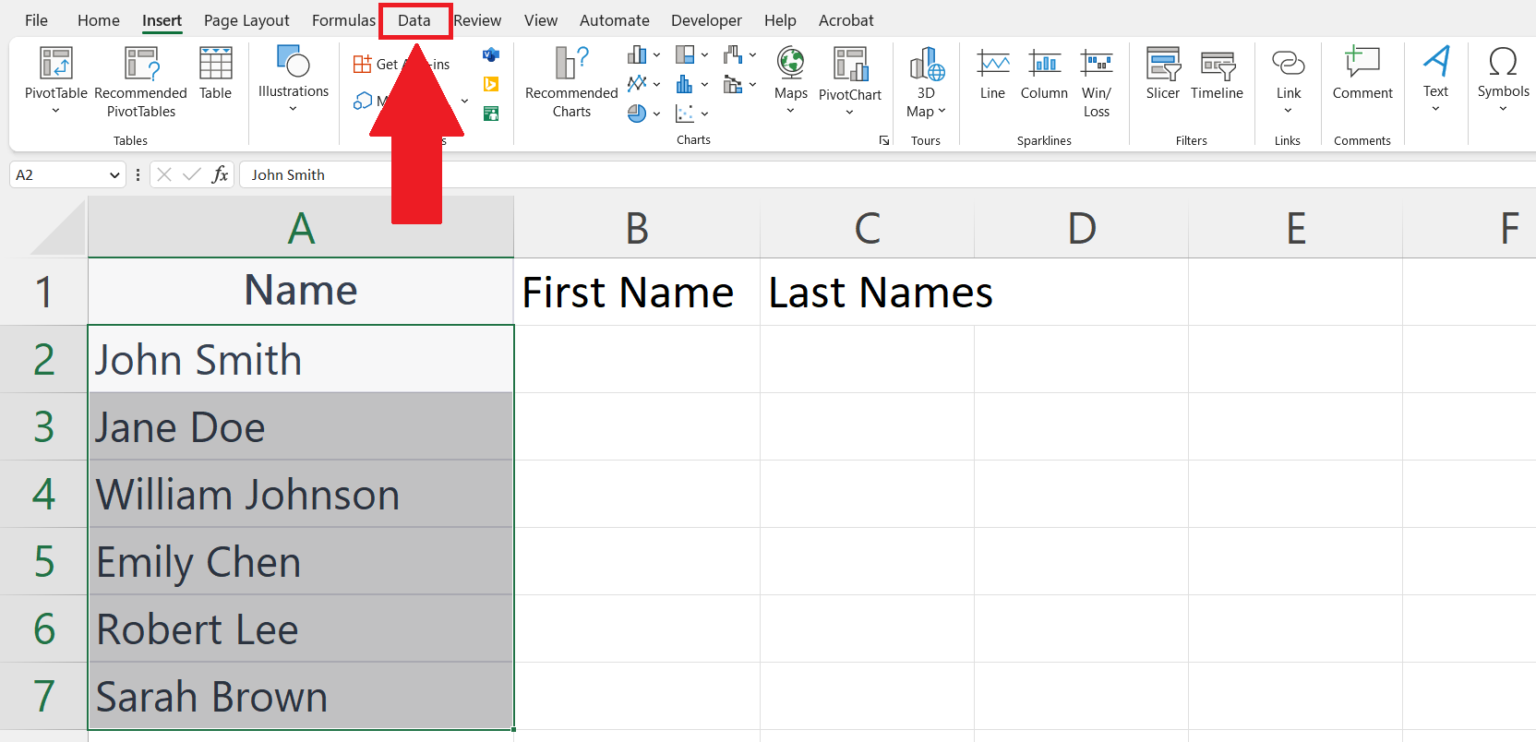 how-to-split-names-in-excel-into-two-columns-spreadcheaters