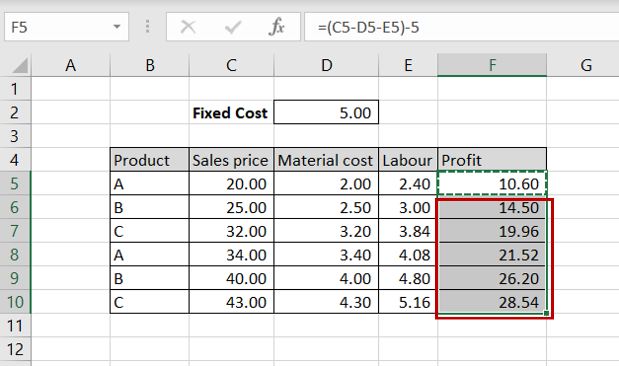 How To Subtract Different Cells In Excel