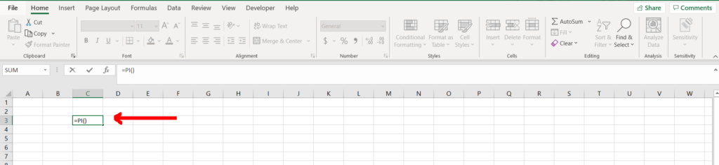 how-to-write-pi-in-excel-spreadcheaters