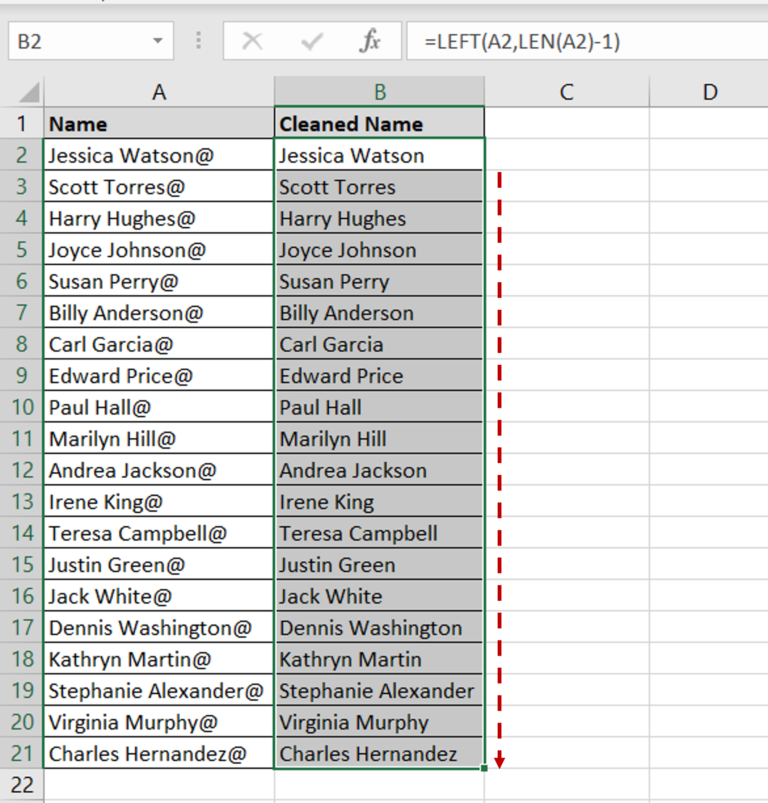 How to remove the last character in excel spreadcheaters