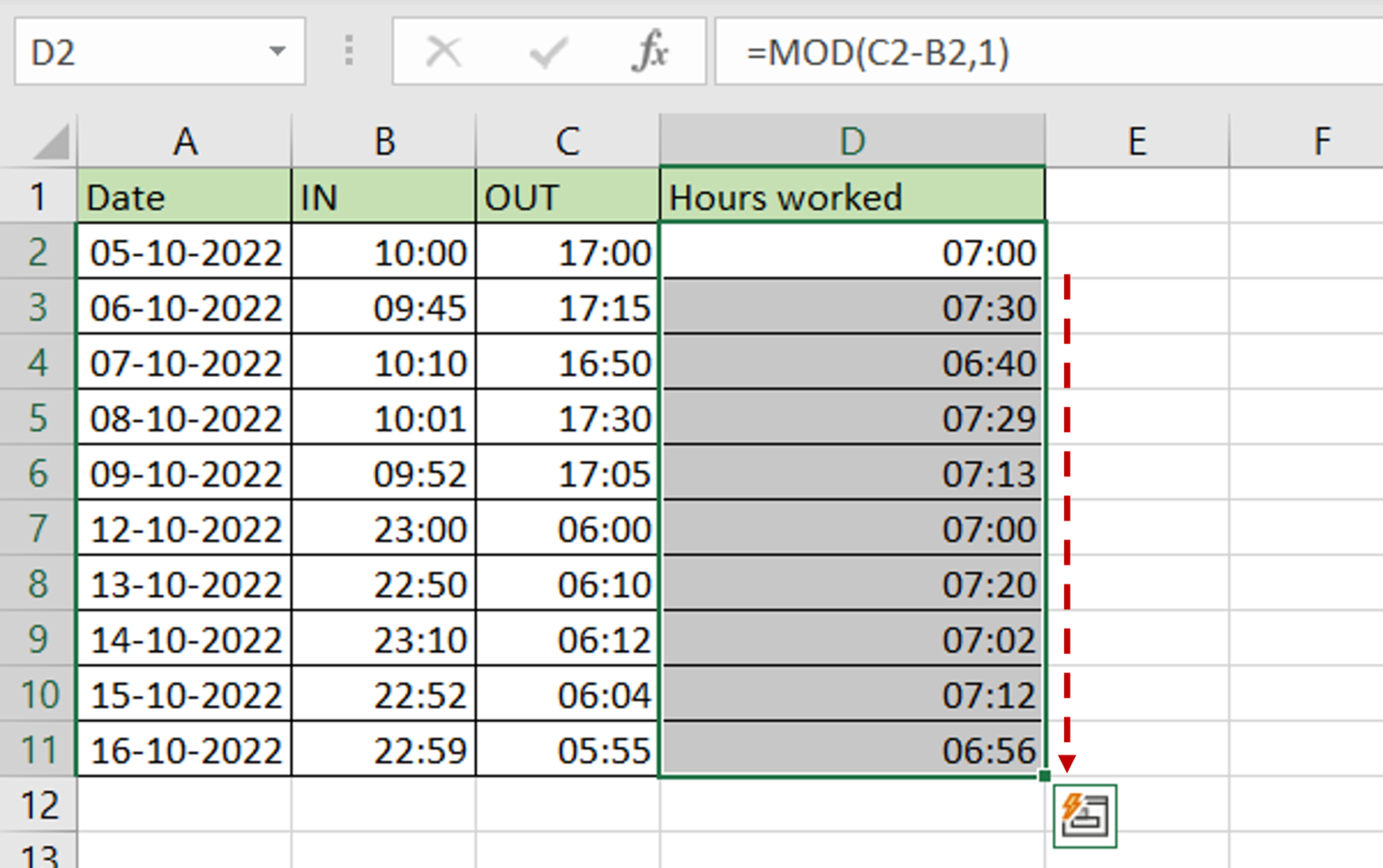 how-to-calculate-hours-worked-in-excel-using-a-24-hour-clock-spreadcheaters